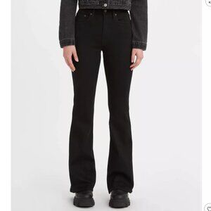 Levi's® Women's 726™ High-Rise Flare Jeans - Size 24 in Soft Black